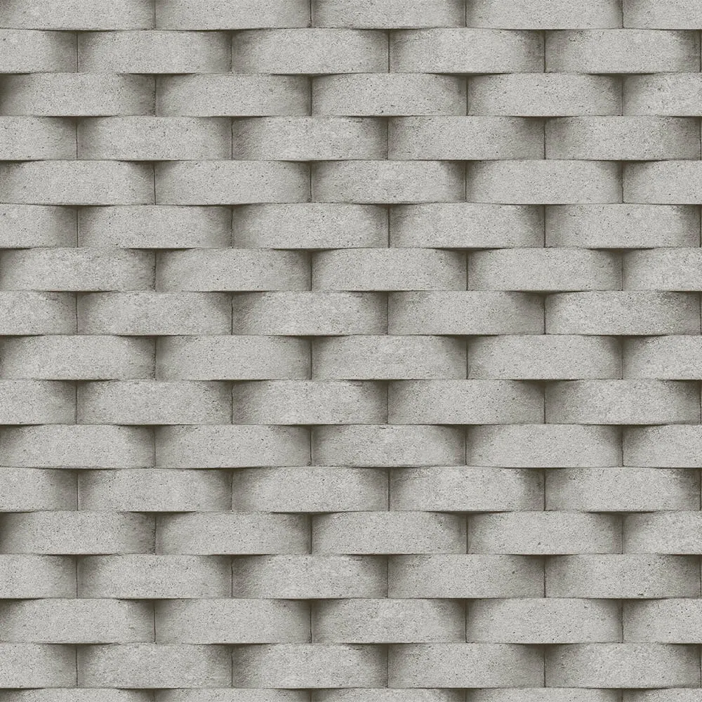Gray Embossed Wallpaper – Contemporary Elegance (7814-1)